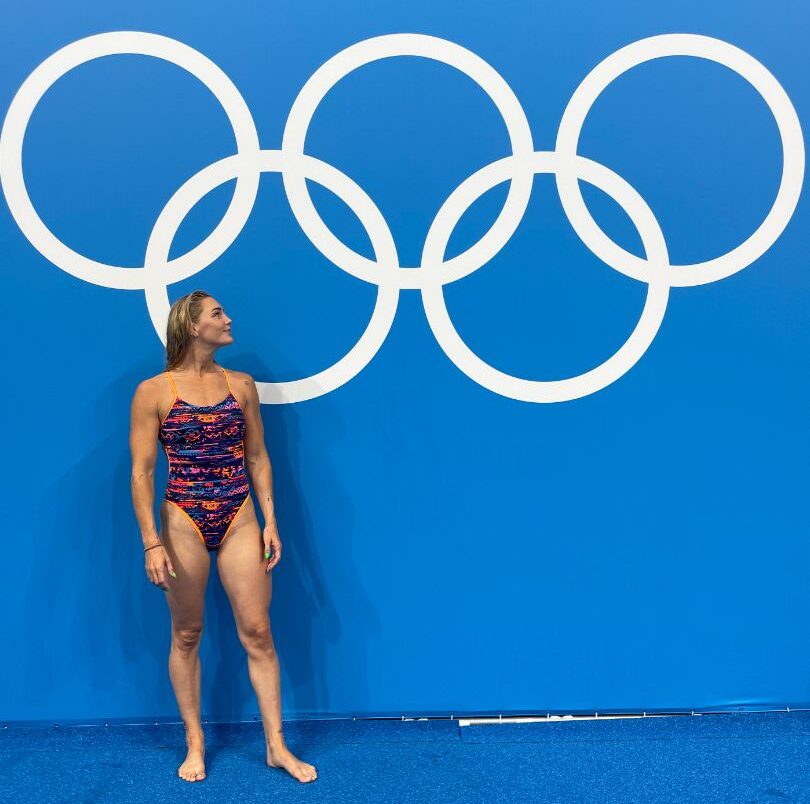 Jeanette Ottesen at the Olympic games.